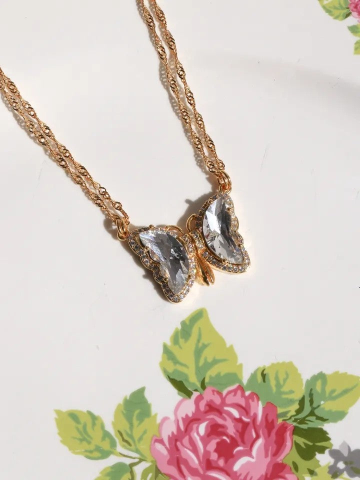 Dreamy Magnetic Butterfly Necklace