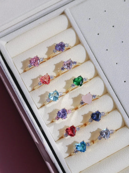 Royal Heart Shine 925 Silver Ring