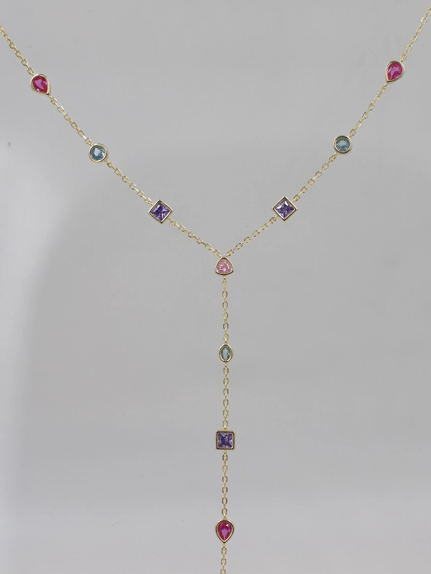 Vivamgem 925 Silver Y Necklace