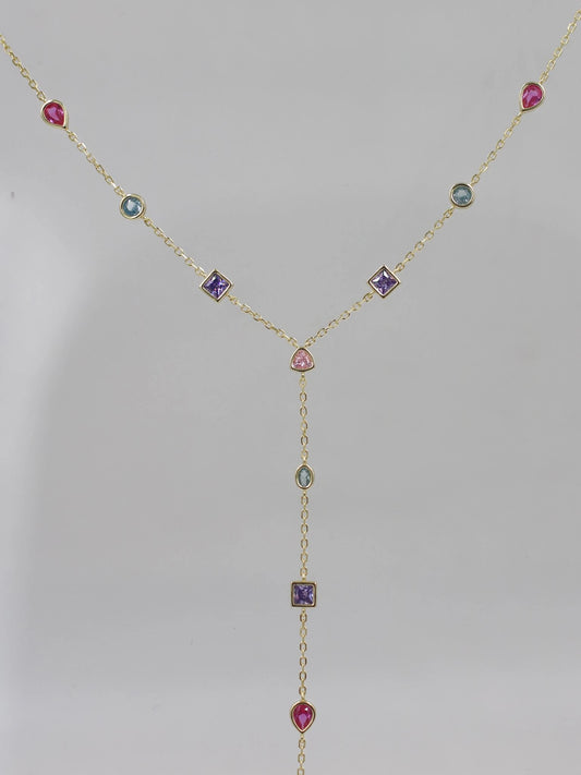 Vivamgem 925 Silver Y Necklace