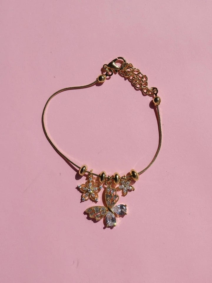 Butterfly Team Friendship Bracelet (piece)