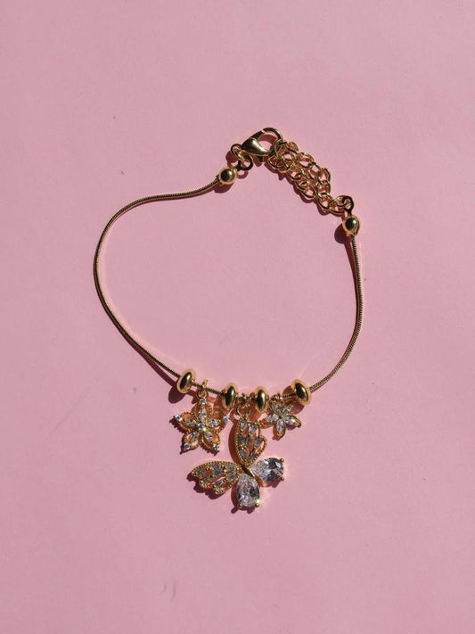 Butterfly Team Friendship Bracelet (piece)