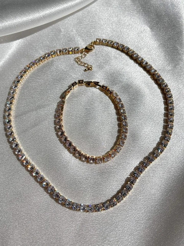 Large Stone Waterway Necklace