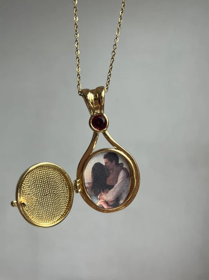 Personalized Photo H2O Just Add Water Steel Necklace