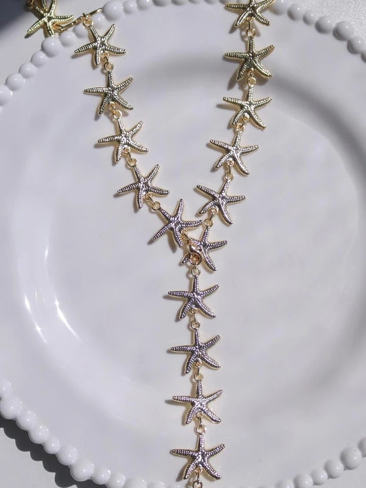 Starfish Y Necklace