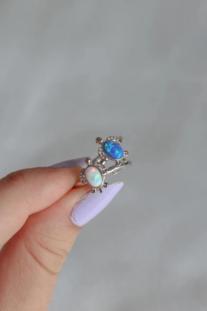 Cute Turtle 925 Sterling Silver Ring