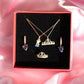 Cinderella Necklace, Earrings, Ring Jewelry Set
