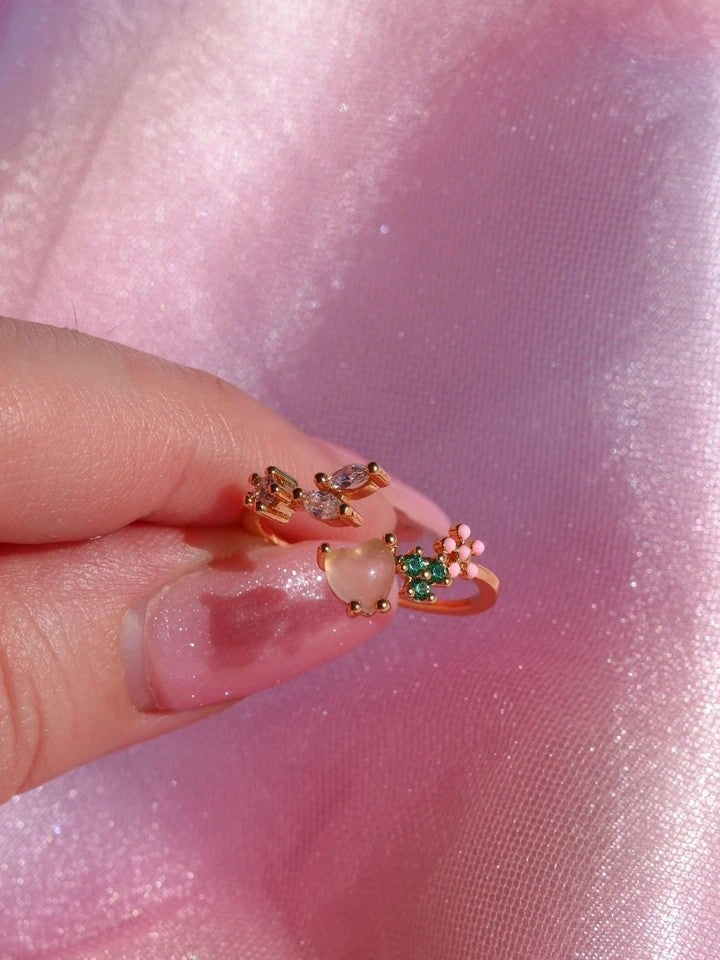 Heart Of A Flower Ring