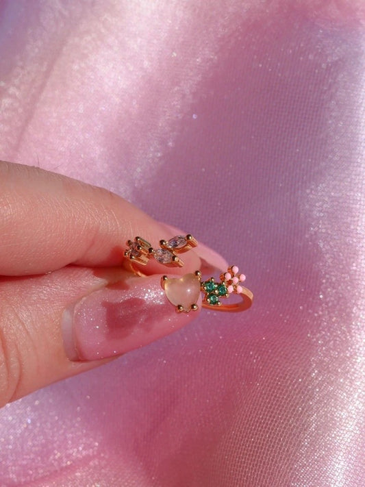 Heart Of A Flower Ring