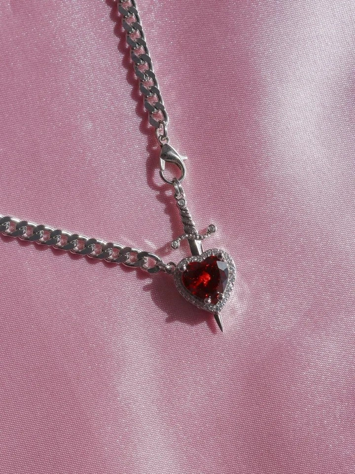 Snow White And The Huntsman Heart Sword Necklace
