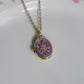 Purple Polar Star Personalized Photo Locket Necklace