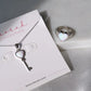 Key Of My Heart Opal 925 Silver Necklace