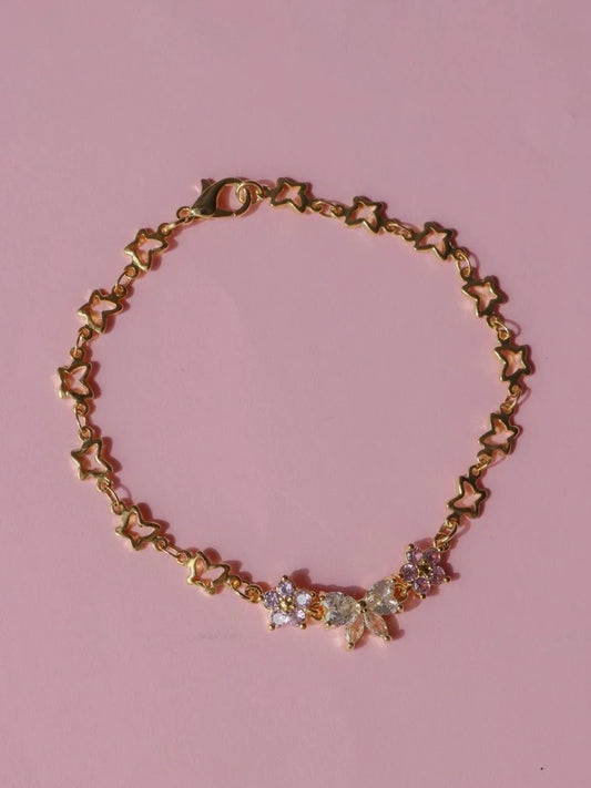 Coquette Butterfly Bracelet
