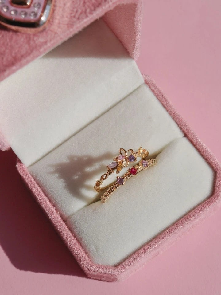 Minimal Blooming Ring