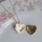 Heart Under The Moon Personalized Photo Locket Necklace