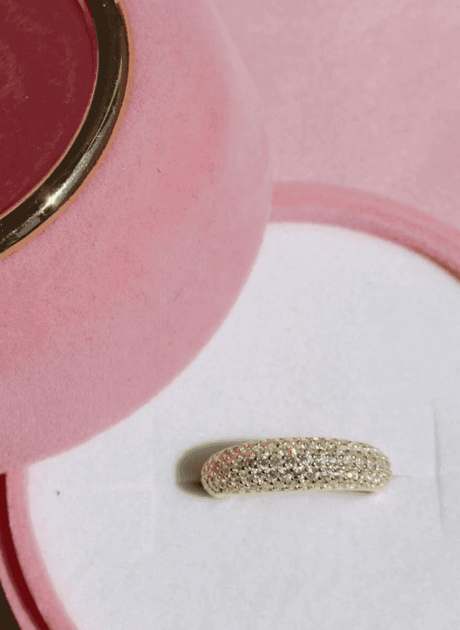 Stone Wedding Ring 925 Silver Ring