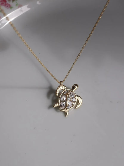 Sea Turtle 925 Silver Necklace