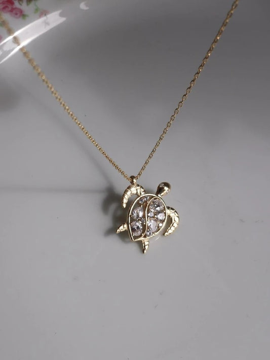 Sea Turtle 925 Silver Necklace