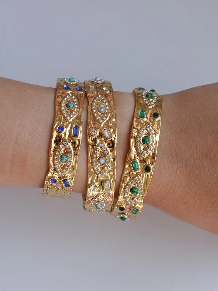 Vintage My Eyes On You Steel Bracelet