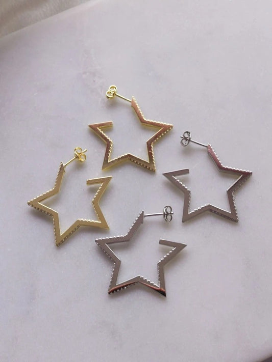 You Are A Star 925 Silver Earrings