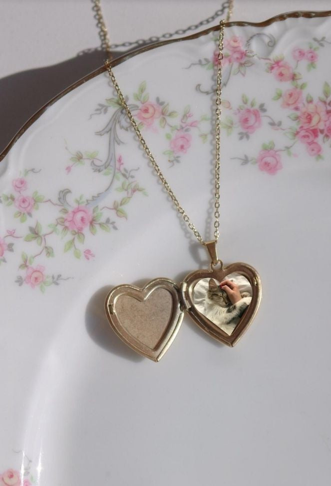 Pink Ribbon Personalized Photo Steel Necklace