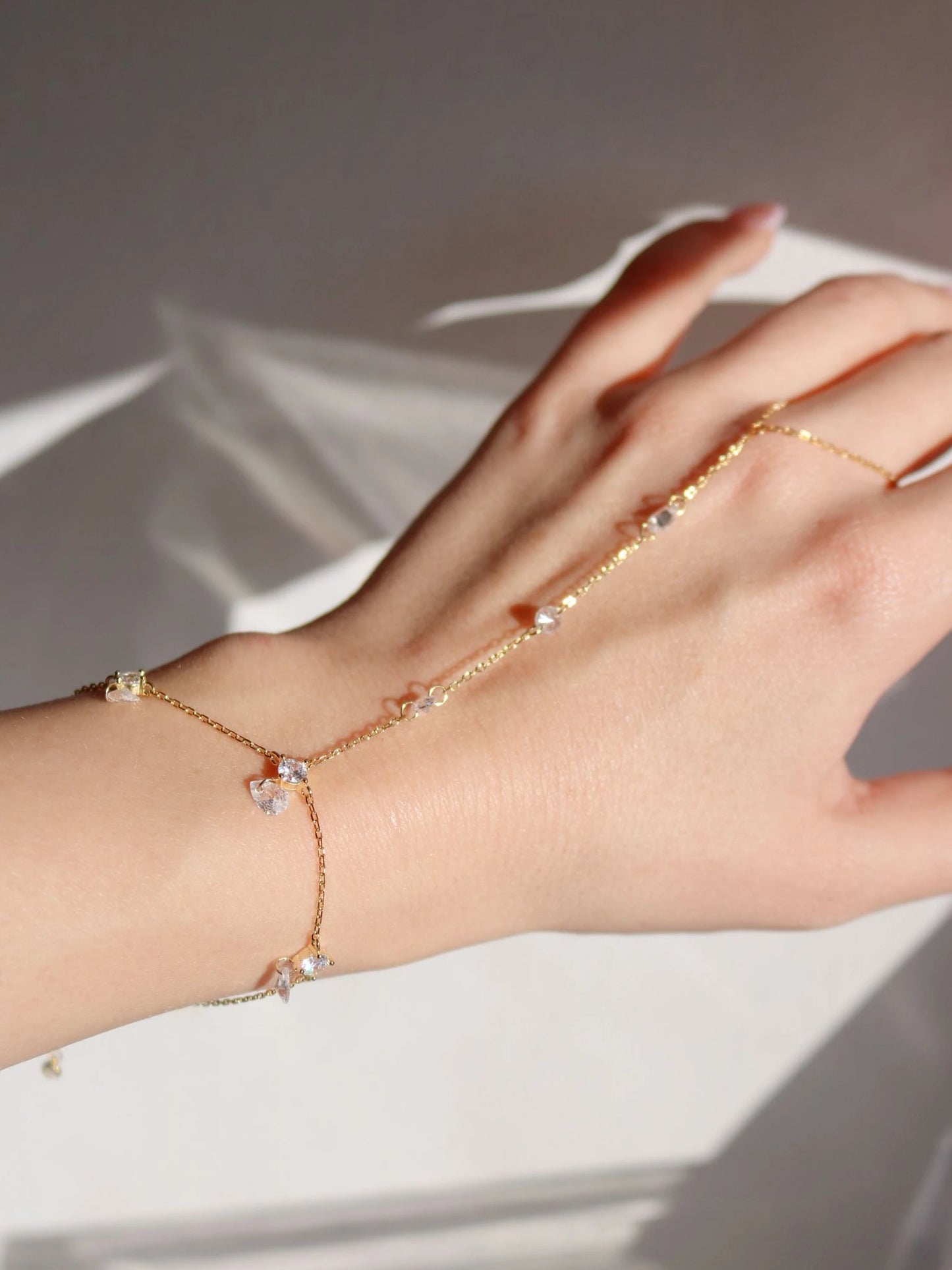 Crystal Drop 925 Silver Shahmaran, Bracelet