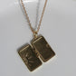 Golden Sun Book Of Memories Personalized Photo Locket Necklace