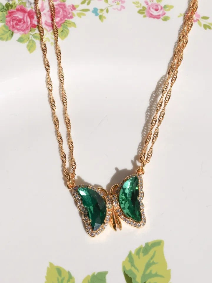 Dreamy Magnetic Butterfly Necklace