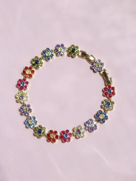 Colorful Flower Bracelet