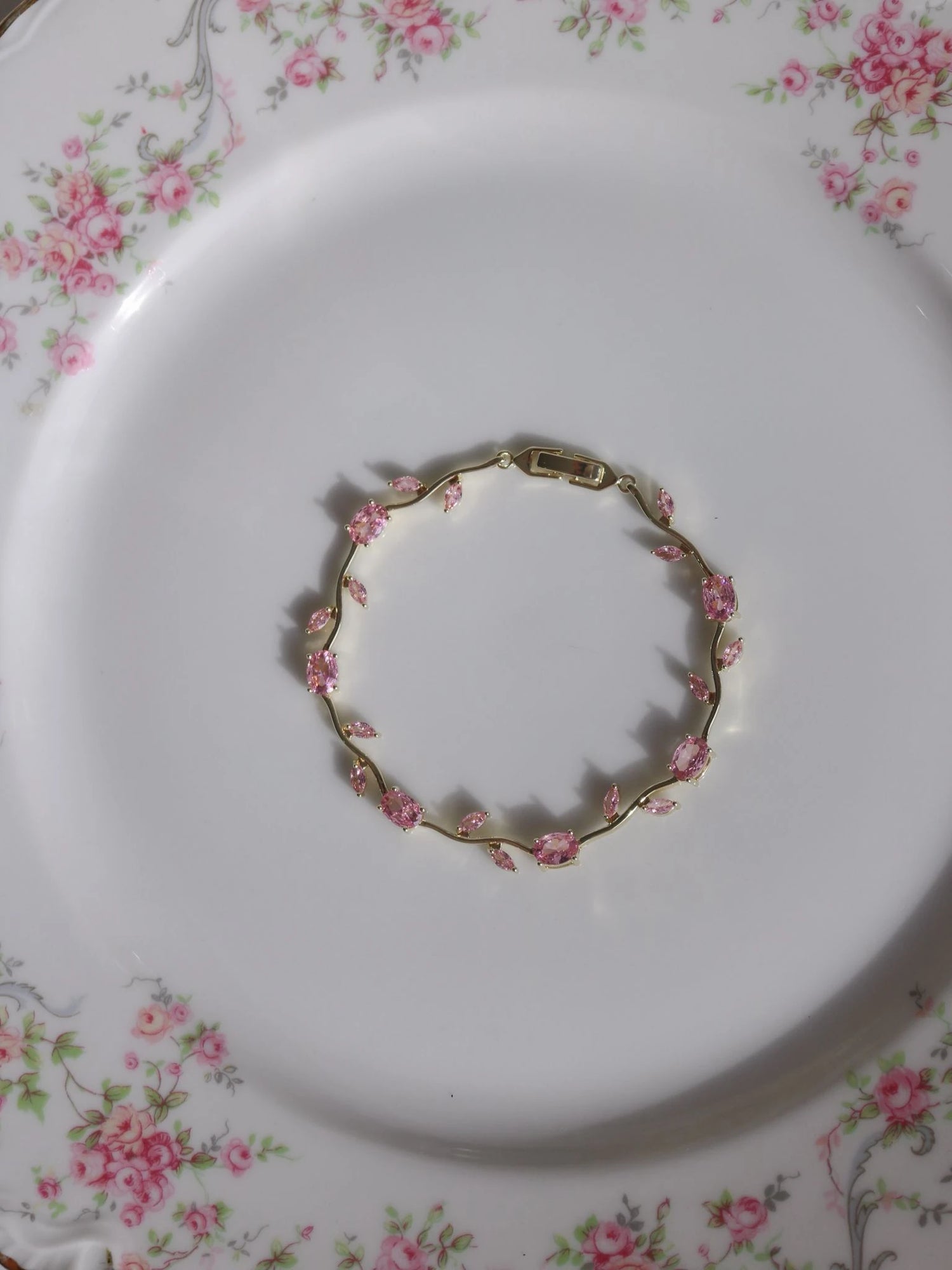 Pink Tulip Garden Bracelet