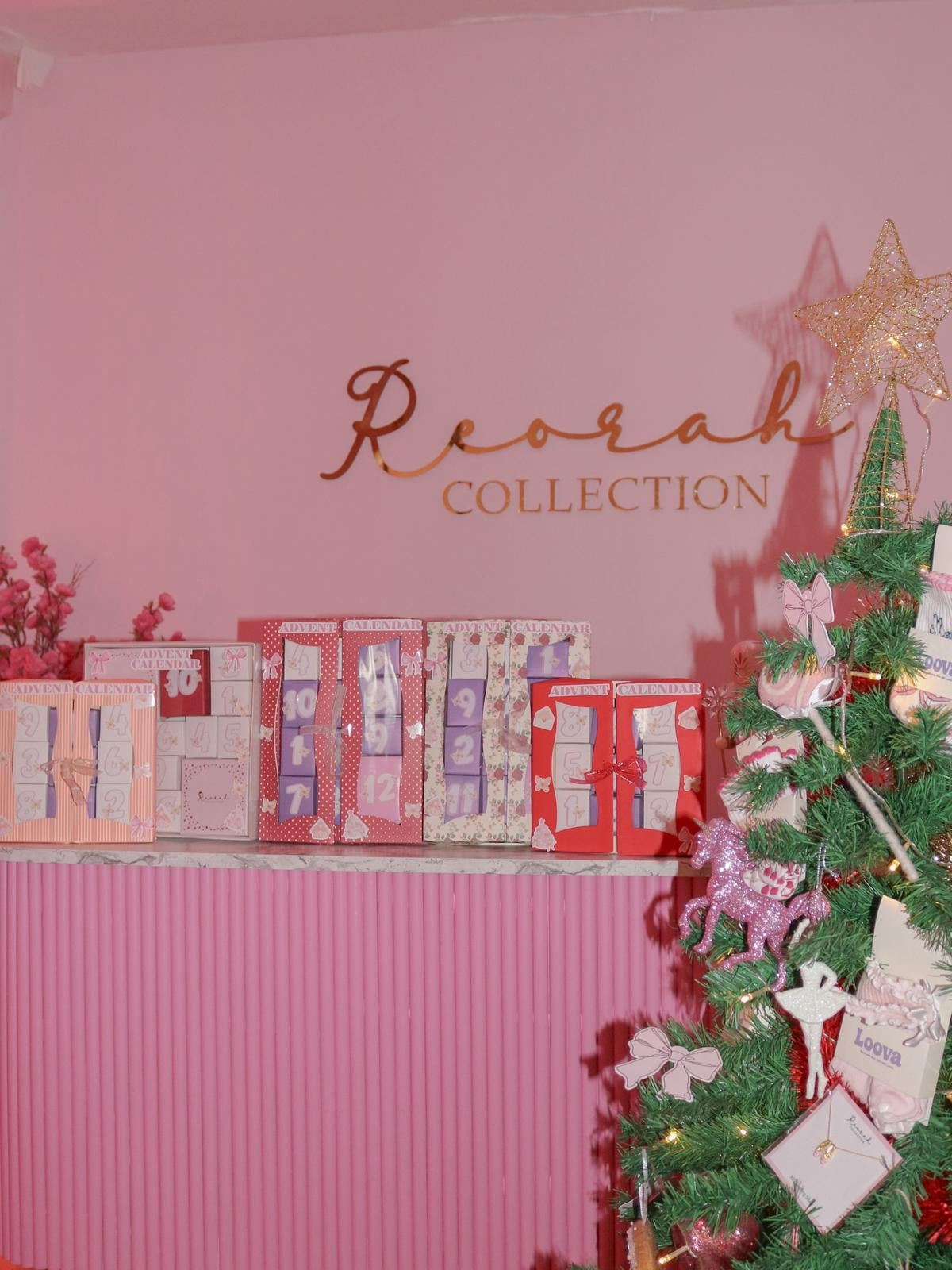 Reorah Red Polka Dot Jewelry Advent Calendar 12 Pieces