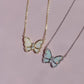Opal Wings 925 Silver Necklace