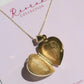 Flower Locket Necklace 925 Silver