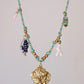 Golden Dolphin Macrame Steel Necklace