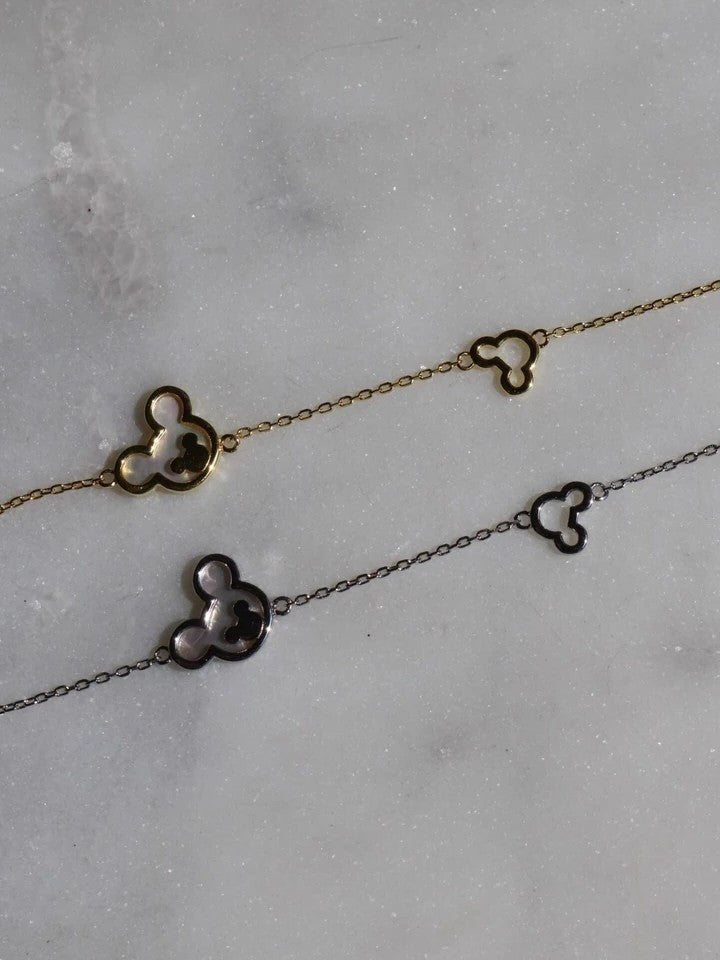 Mickey 925 Silver Bracelet