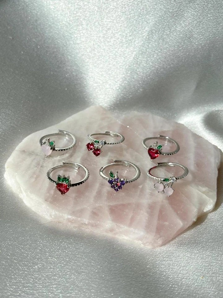 Fruity 925 Silver Rings