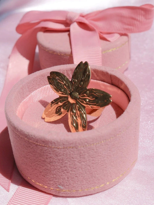 Golden Flora Ring