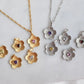 Heart Flower Necklace