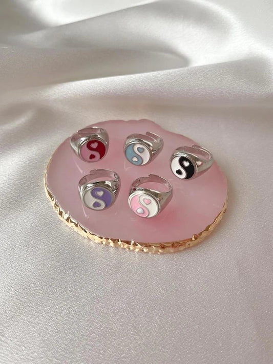 Heart Yin-Yang Ring