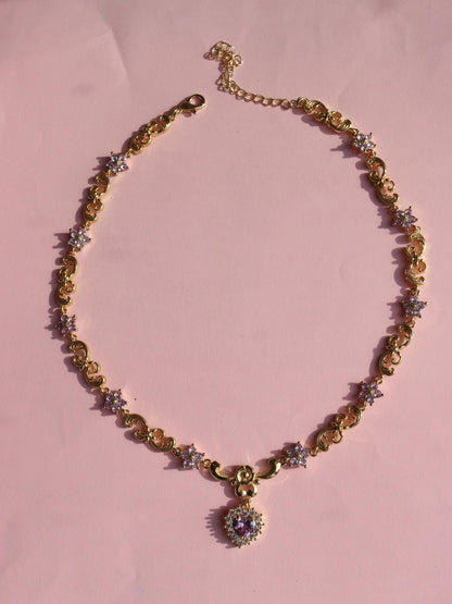 Queen's Royal Heart Necklace