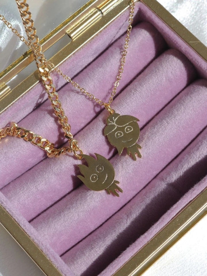 Fire And Water Necklaces