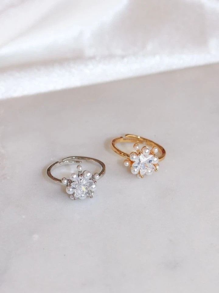 Pearl Star Ring