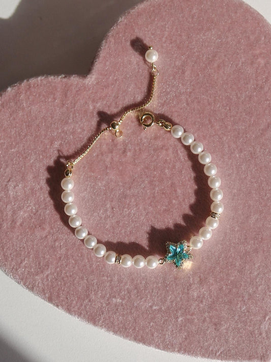 Blue Star Elevator Bracelet