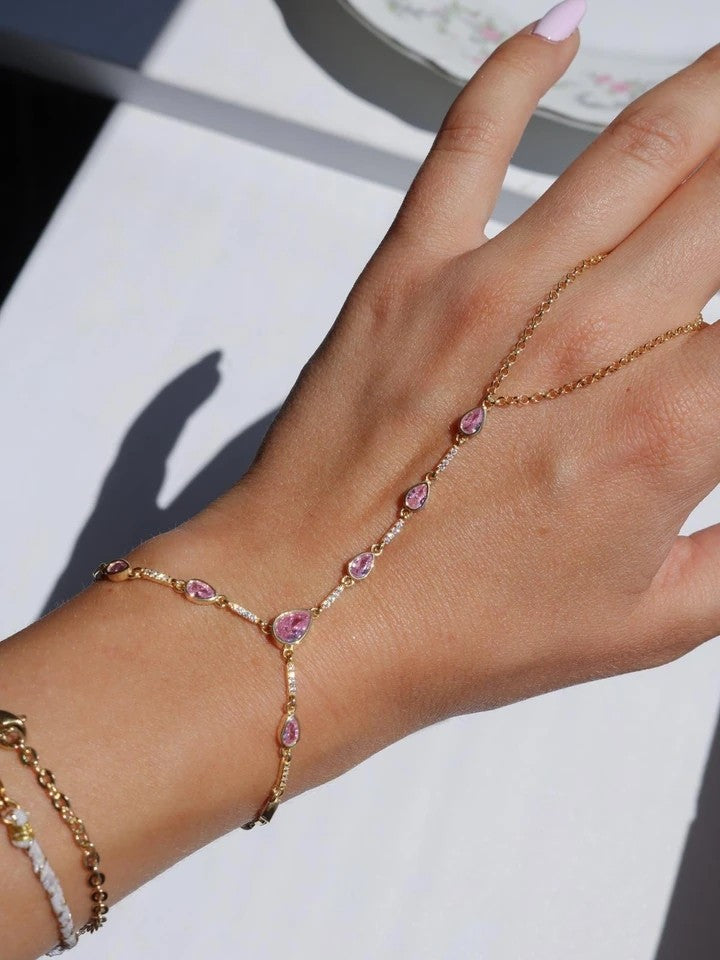 Pink Drop 925 Silver Shahmaran