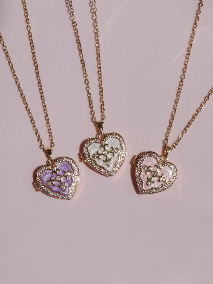 Timeless Heart Personalized Photo Steel Necklace