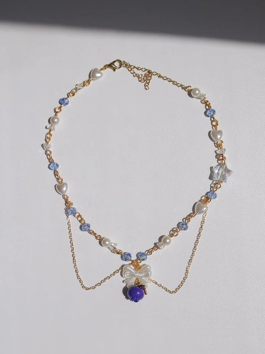 Blueberry Muffin Design Choker Necklace