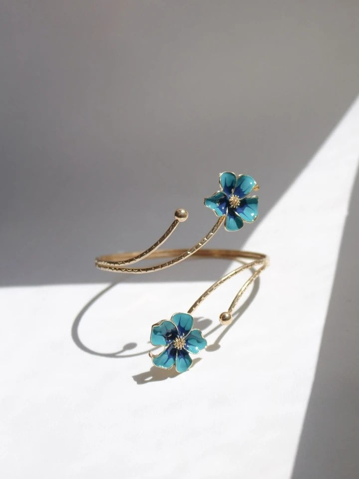 Orchid Cuff Bracelet