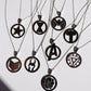 Superhero Amblem 925 Silver Necklace