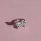 Crystal Bow 925 Silver Ring
