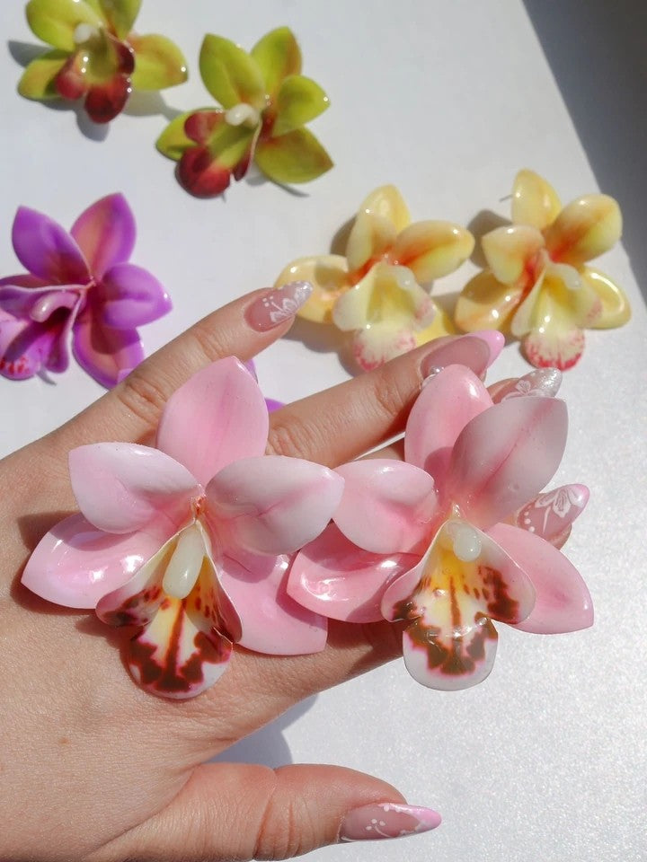 Orchid Sparkle Earrings